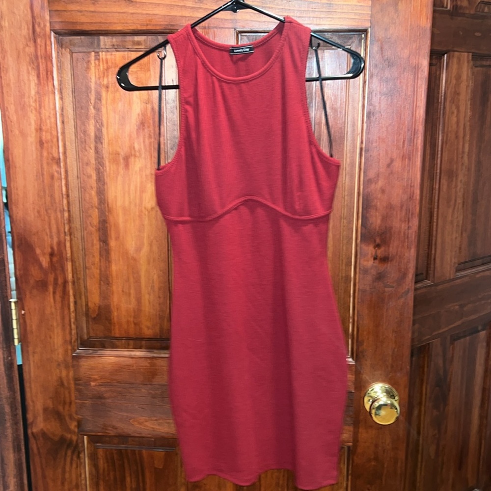 Maroon mini dress(I also have this in black)